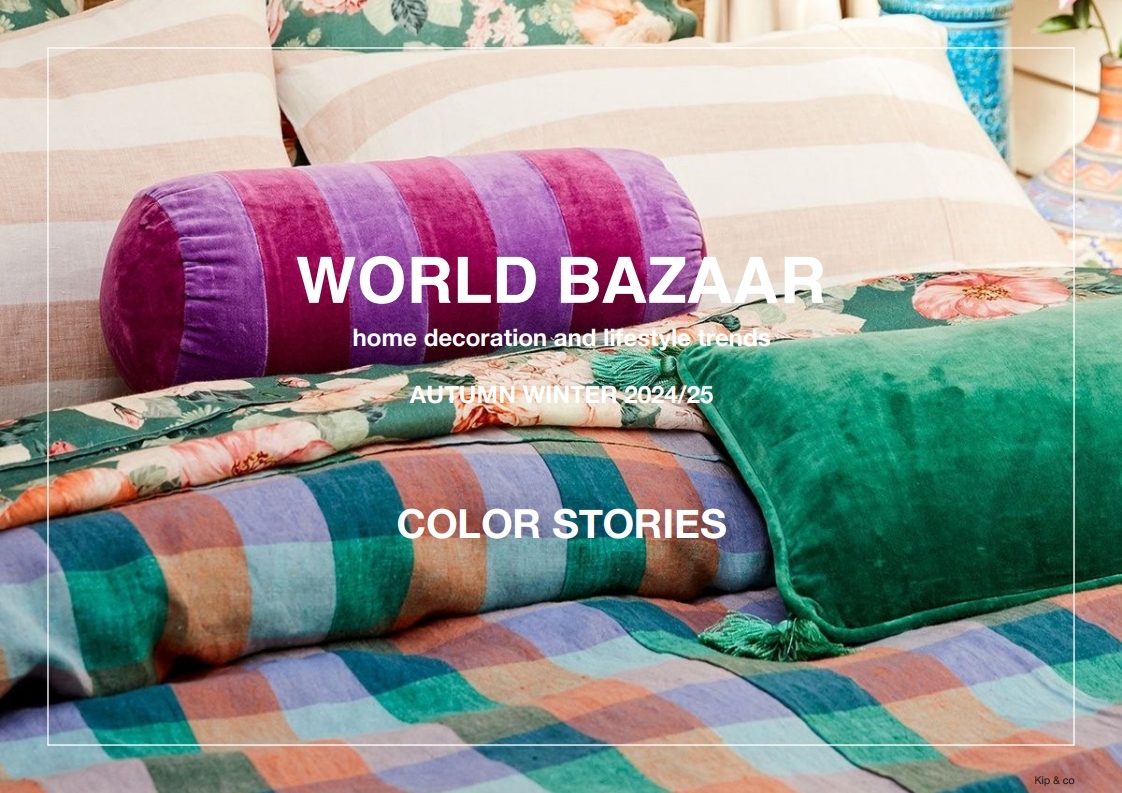 24/25秋冬家居装饰和生活方式色彩趋势预测--WORLD BAZAAR 世界博览会